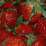 uncut strawberries