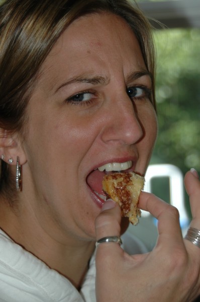 My sister is so health-conscious.