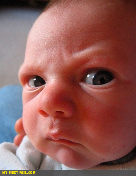 Angry Baby at www.myfirstfail.com Angry Baby at www.myfirstfail.com