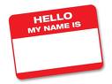 name tags