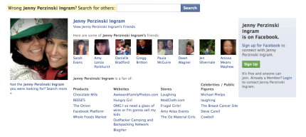 My FB Profile to the searching masses