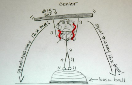 balance bar squats balance bar squats