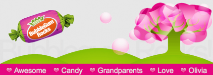 bubble gum rocks