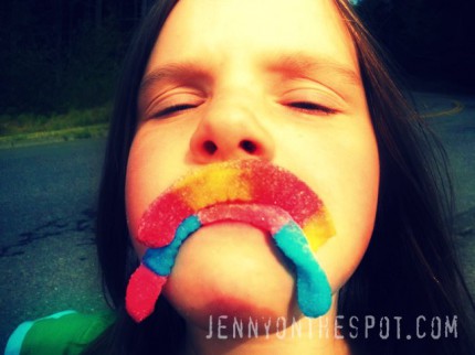 gummy worm "smile" gummy worm "smile"