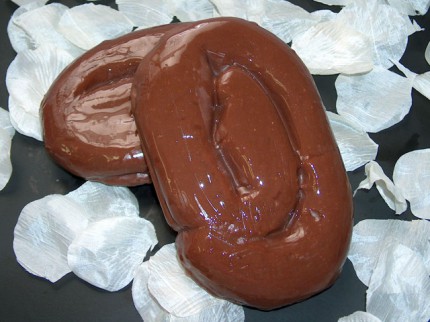 chocolate frosted honey bun