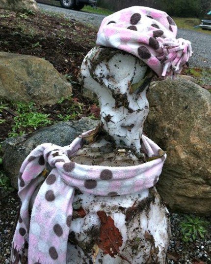 melting snowman