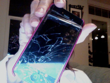 cracked phone cracked phone