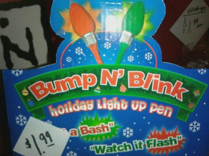 Bump n' Blink. Seriously.
