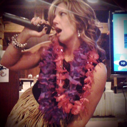 the microphone... my confidence prop