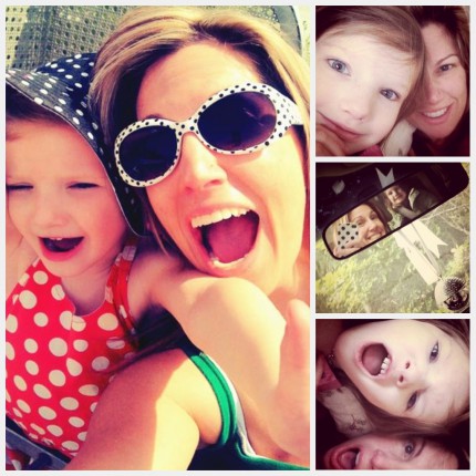 Lucy and mama