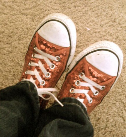 My sparkly Converse My sparkly Converse