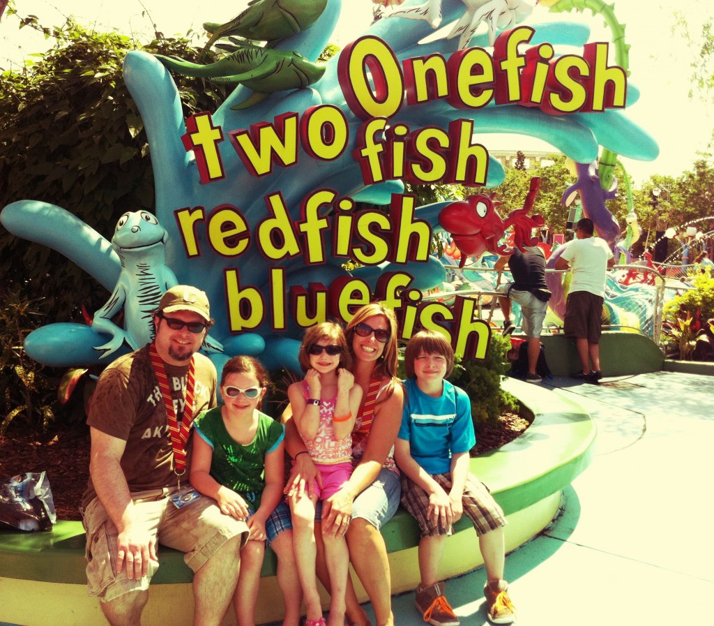 The family at Universal's Islands of Adventure