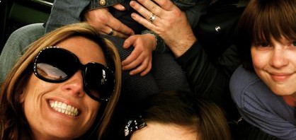 Family Bonding at a Seattle Mariner's game