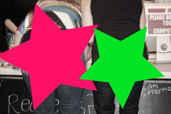 Guess who's star is bigger. Guess who's star is bigger.