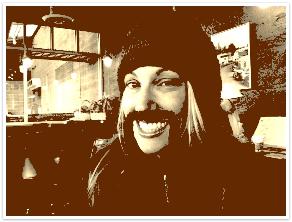 Jenny with a stache Jenny with a stache