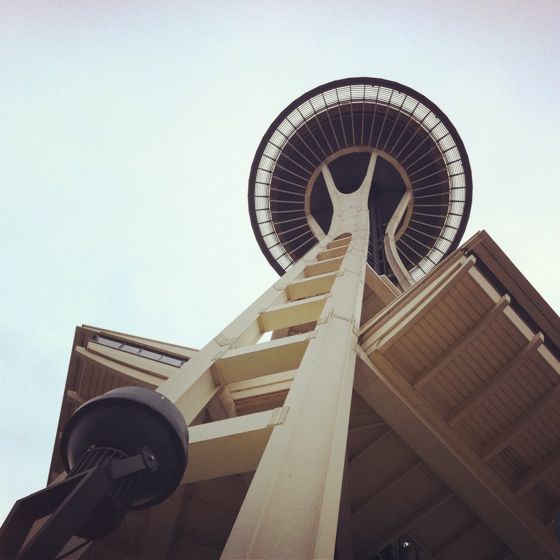 beneath the Space Needle beneath the Space Needle