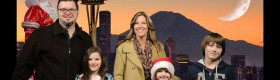 Photo Bomb with Santa