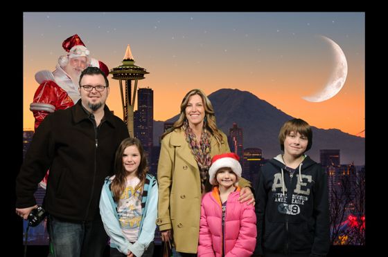 Photo Bomb with Santa Photo Bomb with Santa