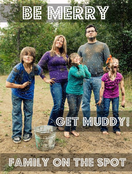 family picture - muddy fun family picture - muddy fun