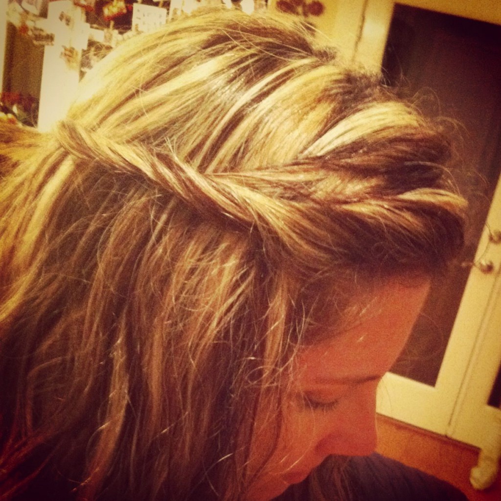 beachy hair with a twist