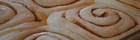cinnamon roll dough rising