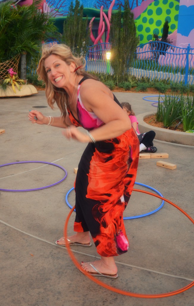 Jenny and a hula hoop. FAIL.