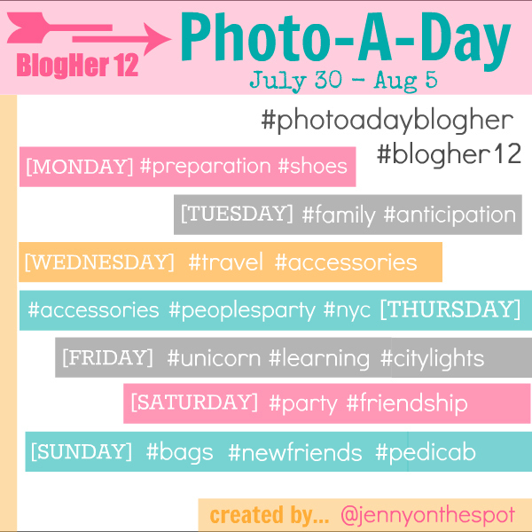 BlogHer12 photoaday by jennyonthespot