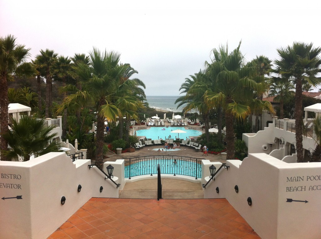 the pool