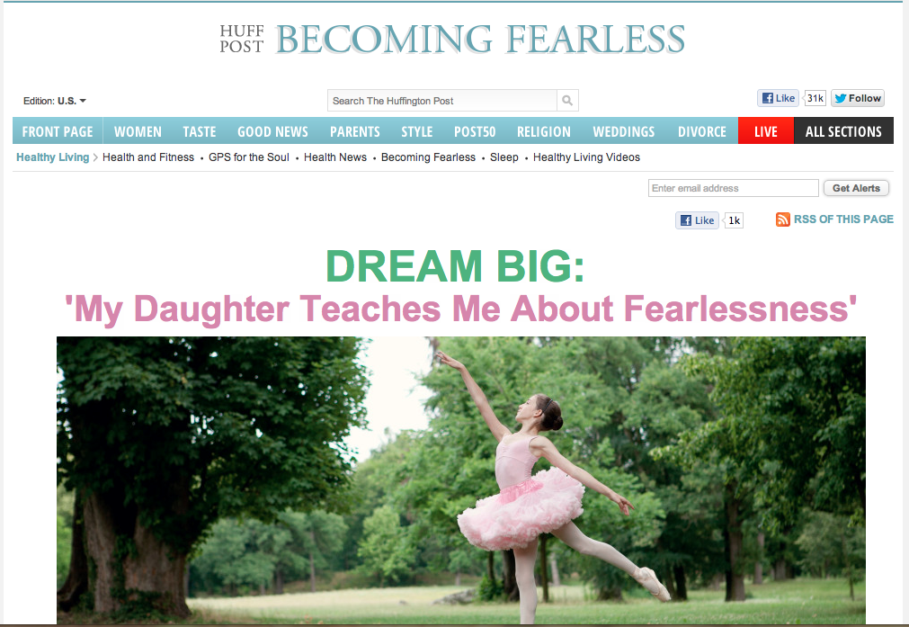 Dreaming Big today on the Huffington Post