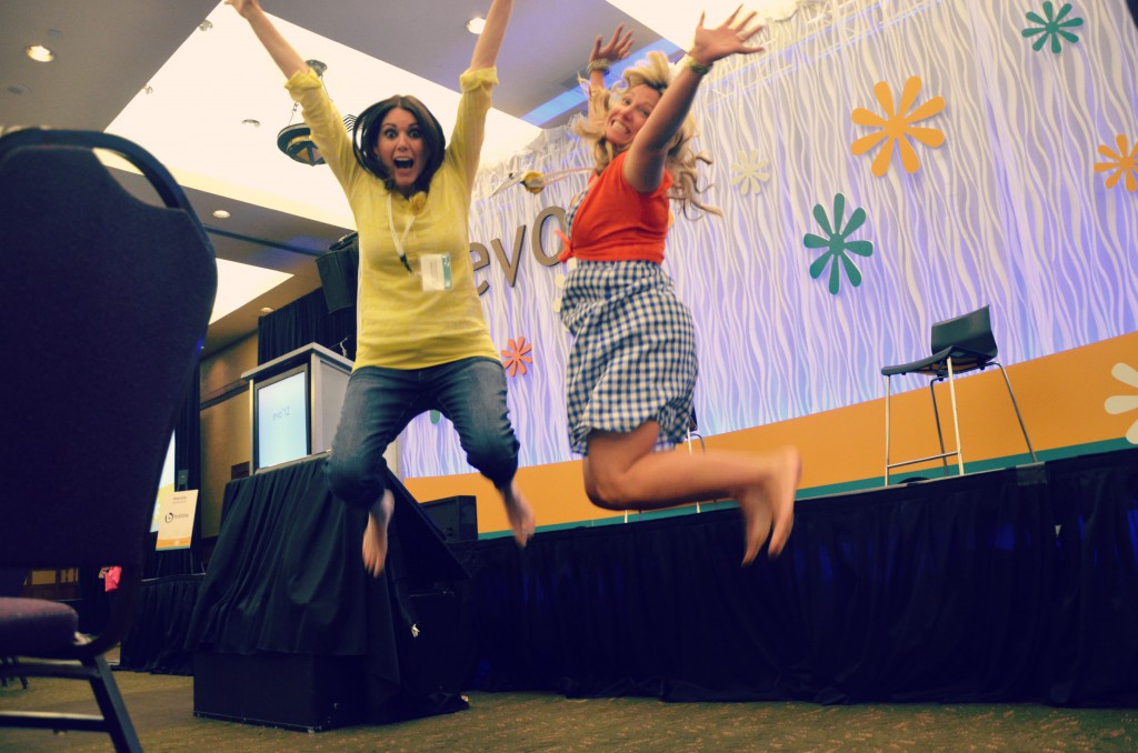 Evo jump with Jyl! via @jennyonthespot
