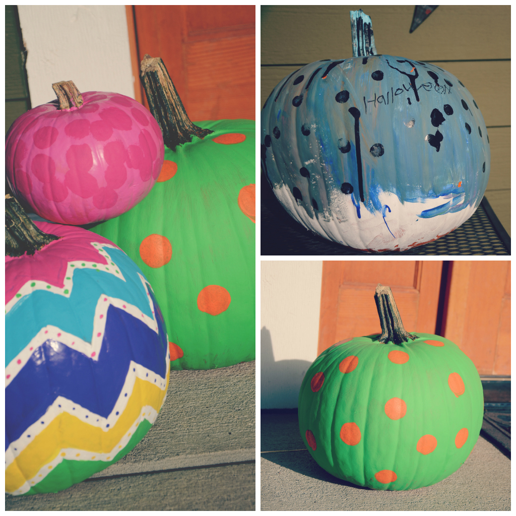 Painted pumpkins via @jennyonthespot | jennyonthespot.com