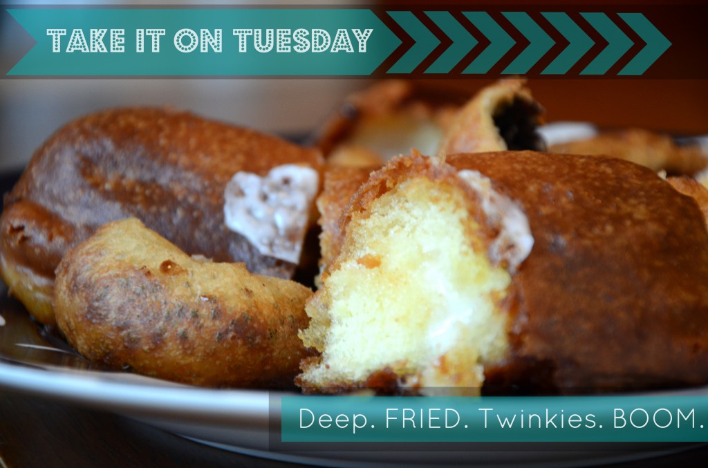 Deep fried Twinkies (and other things via @jennyonthespot)