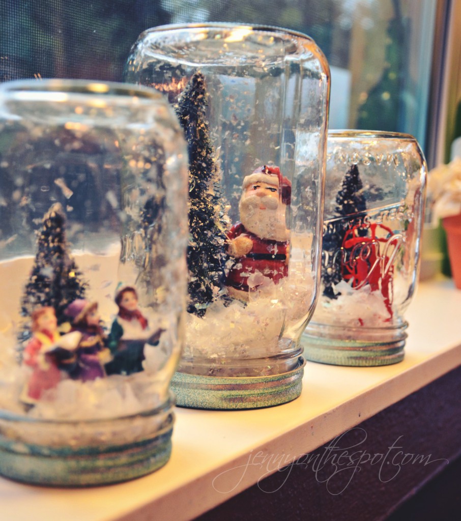 no water snow globes via @jennyonthespot