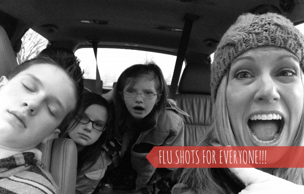 Flu shots for everyone! via @jennyonthespot