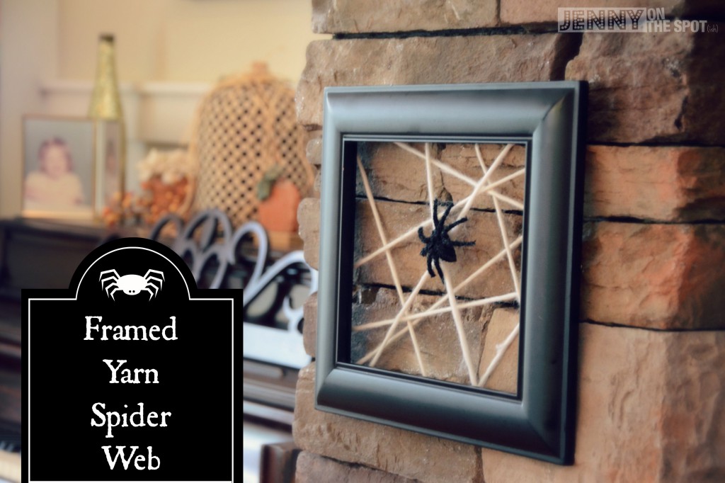 Framed Yarn Spider Web by @jennyonthespot