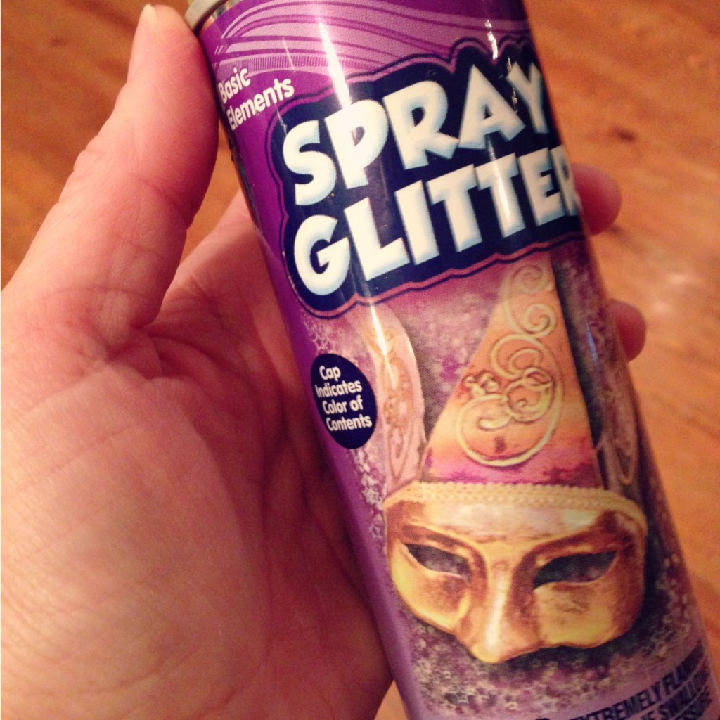 craft glitter spray