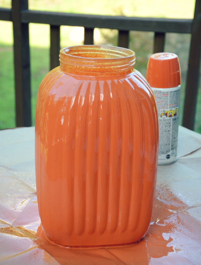 Halloween Costumes: Sparkly Pumpkin Cookie Jar by @jennyonthespot