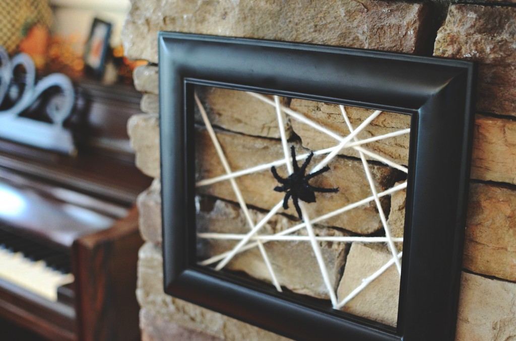 Framed Yarn Spider Web by @jennyonthespot