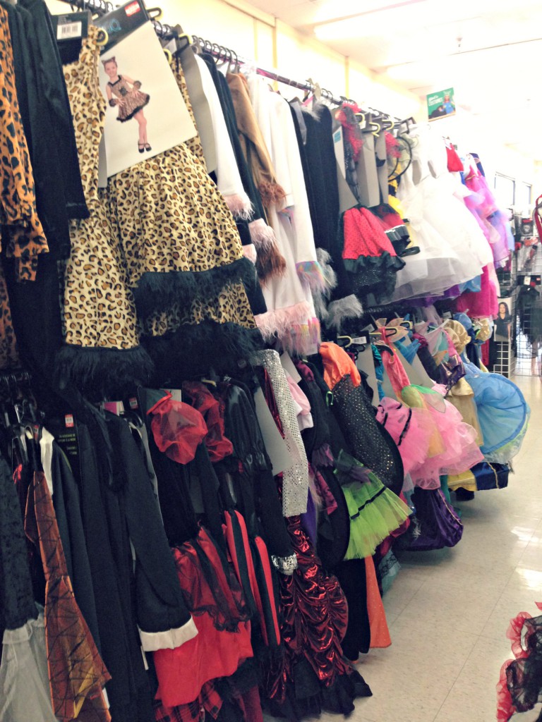 New halloween costumes selection at Value Village