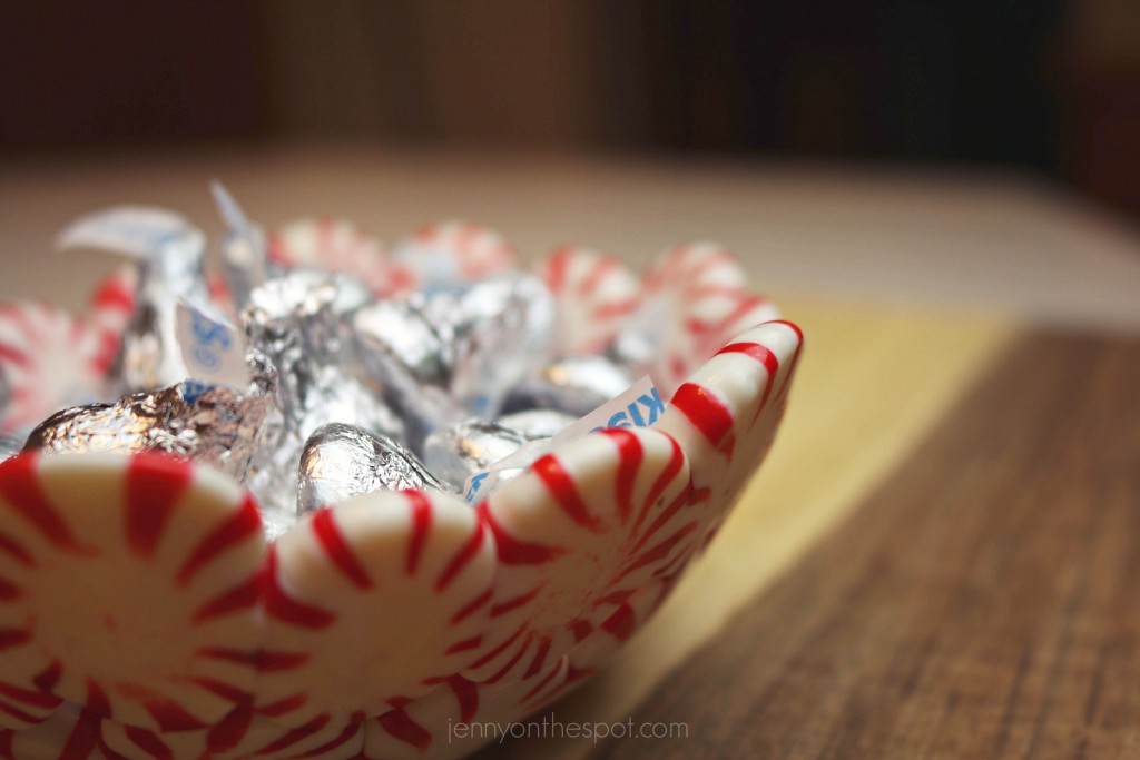 Peppermint Candy Bowl DIY Jenny On the Spot Jenny On the Spot